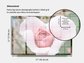 Digital Multipurpose Planner- Hybrid Pink Tea Rose Heart Flower