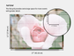 Digital Multipurpose Planner- Hybrid Pink Tea Rose Heart Flower