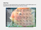 Digital Multipurpose Planner- Banded Cichlid Orange fish