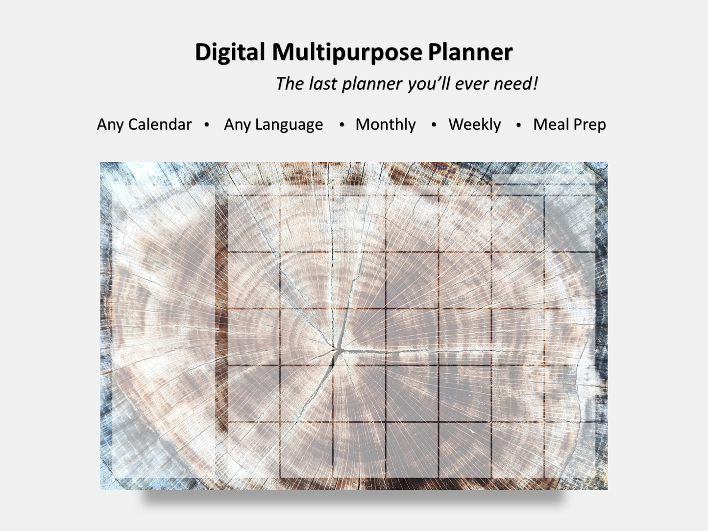 Digital Multipurpose Planner- Rings of Time