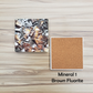 Ceramic Mineral Coaster Set