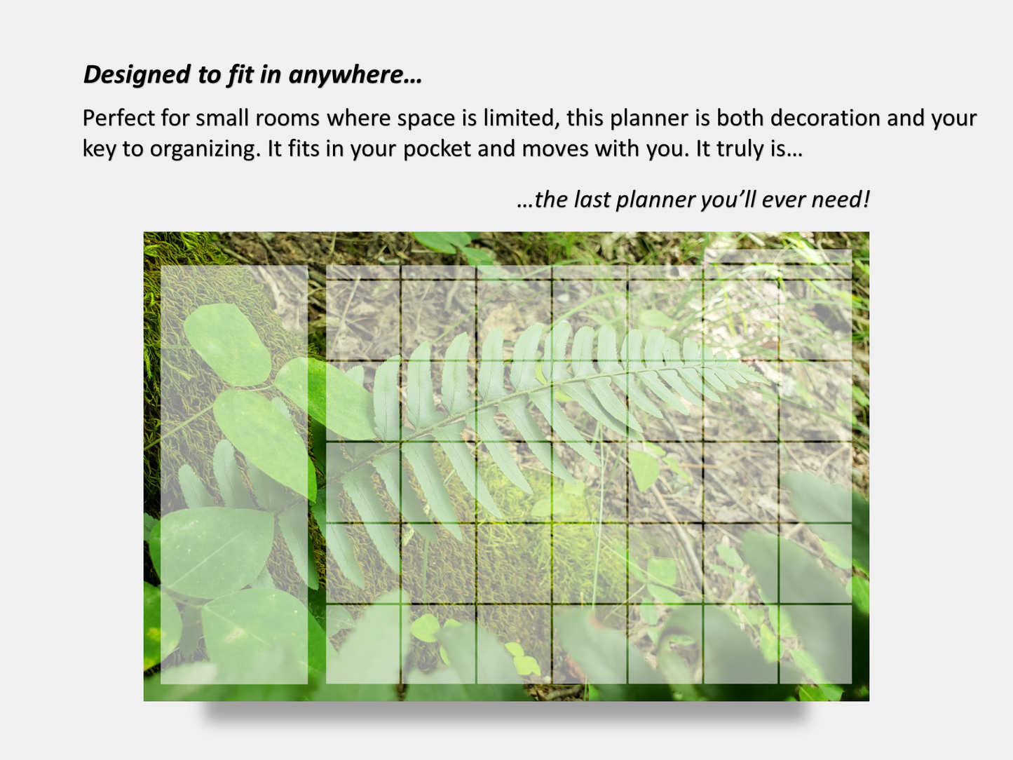 Digital Multipurpose Planner- Green Fern
