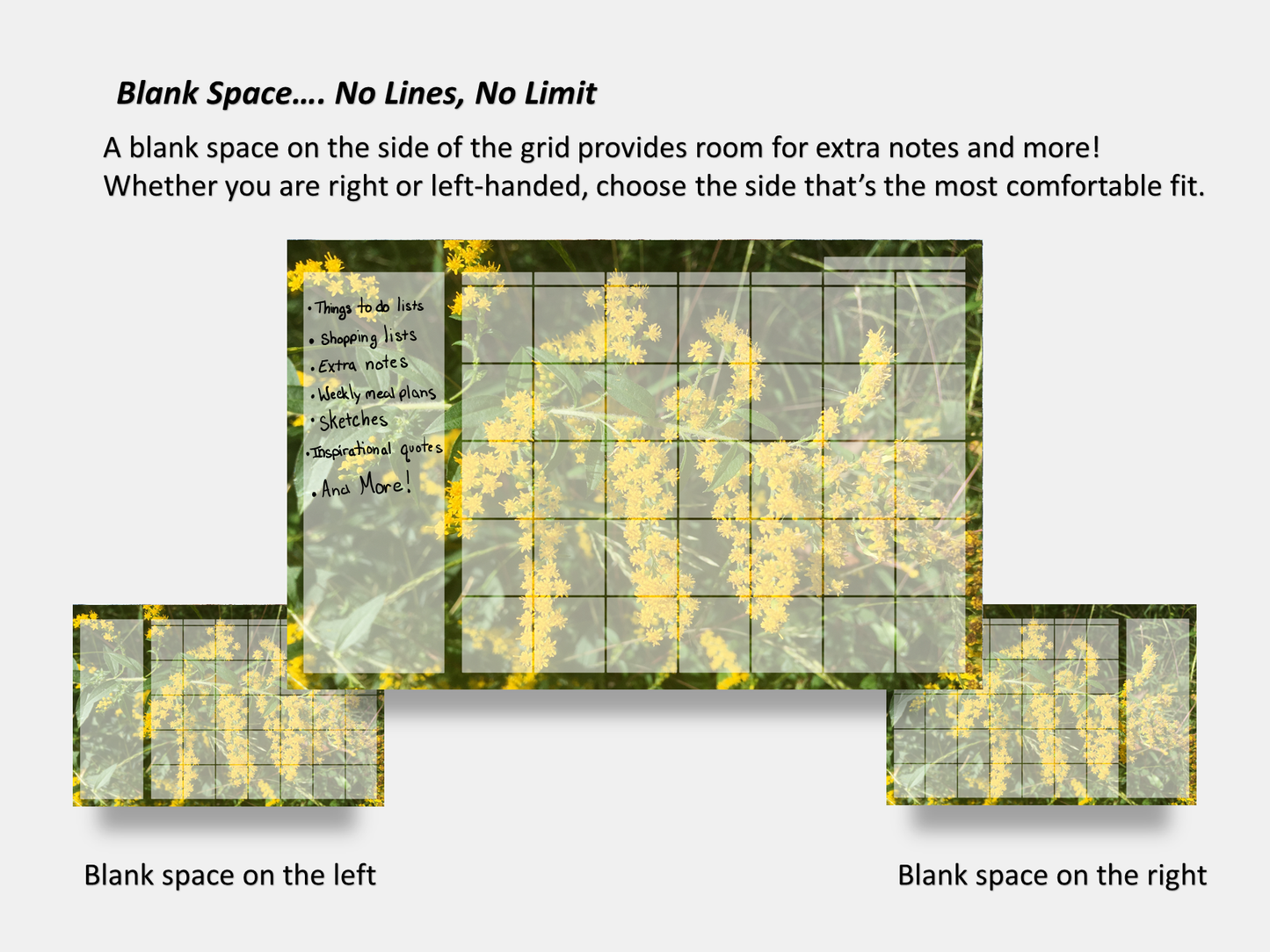 Digital Multipurpose Planner- Golden Rod Macro Photography 3