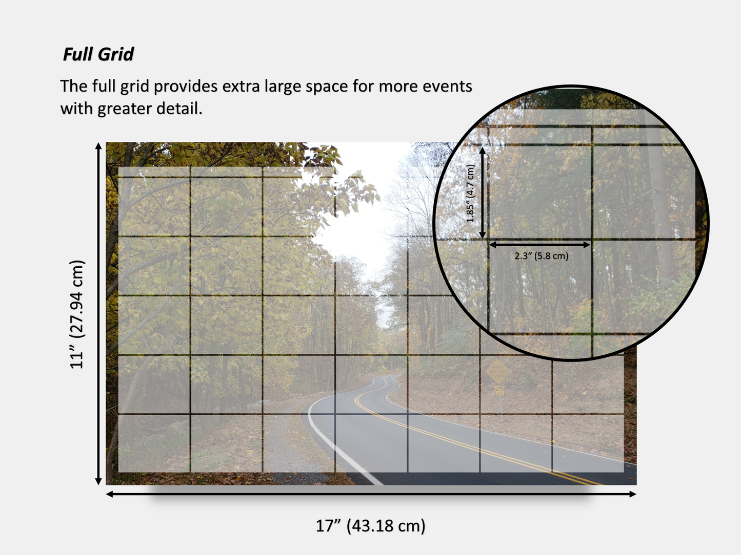 Dry Erase Magnetic Multipurpose Planner- Autumn Drive